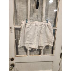 Simply Blessed White Pull On Women's‎ Shorts Size XL